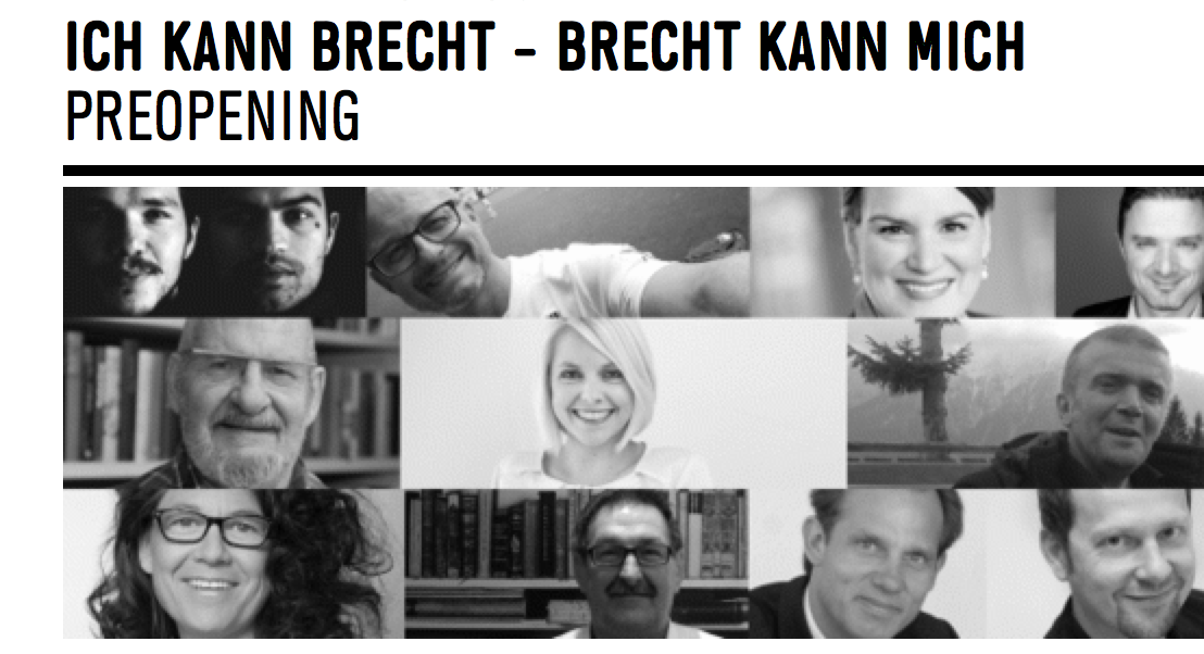 Moderation „Ich kann Brecht – Brecht kann mich“